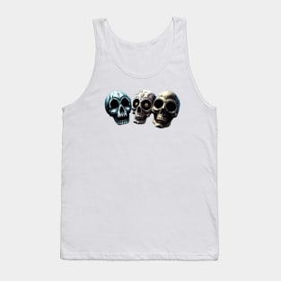 Spooky Scary Skulls - Dark Variant Tank Top